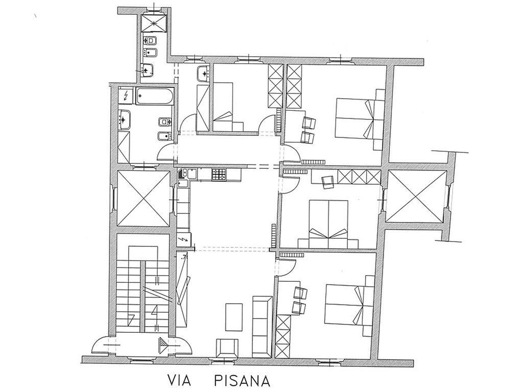 Appartamento Porta San Frediano Firenze Eksteriør bilde